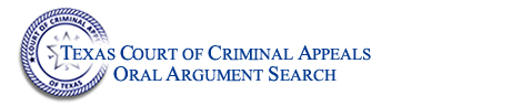 Texas Court of Criminal Appeals Argument Search
